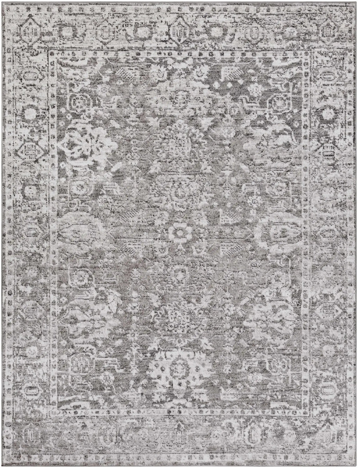 Tripp Distressed Gray Rug