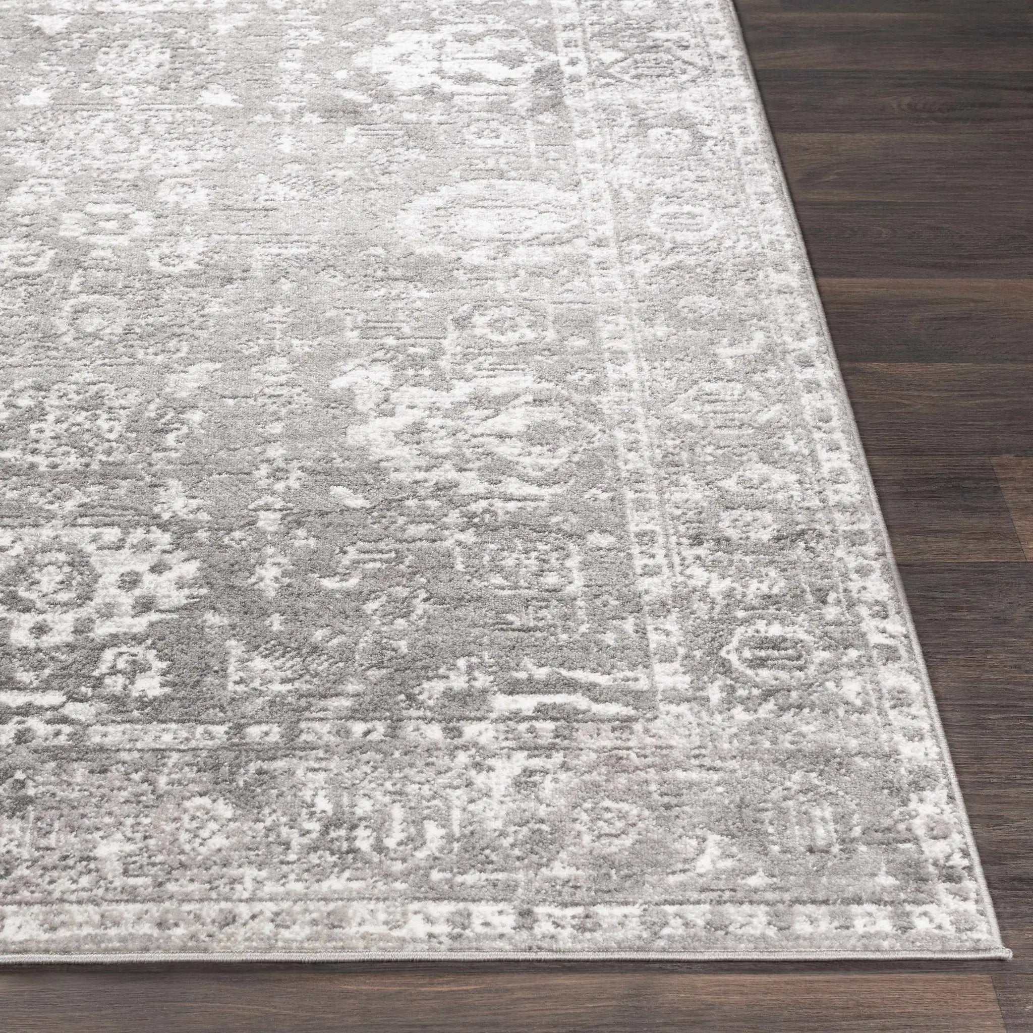 Tripp Distressed Gray Rug by Boutique Rugs