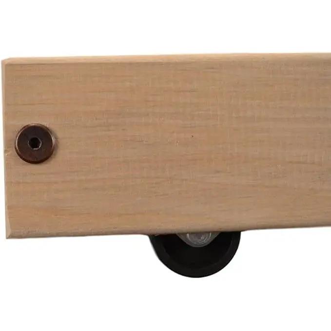Twin size Solid Wood Roll-Out Trundle Bed Frame - Made in USA by HomePacific