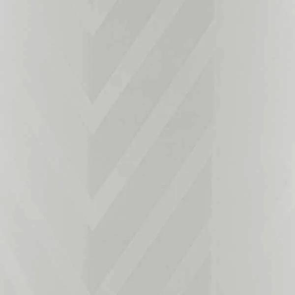 Ballajura White Chevron Pattern Glasas Stool - Clearance by Boutique Rugs