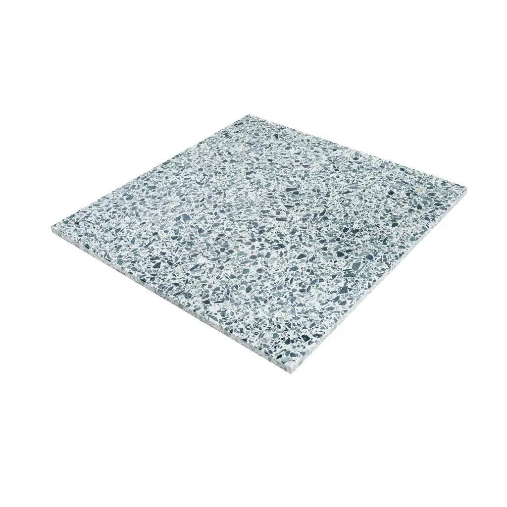 Forest Green White 24x24 Honed Square Terrazzo Large Format Tile (2 pack, 7.75 sq ft/case)