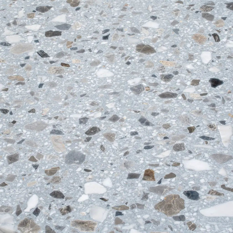 Gray Beige 24x24 Honed Square Terrazzo Large Format Tile (2 pack, 7.75 sq ft/case) by Apollo Tile