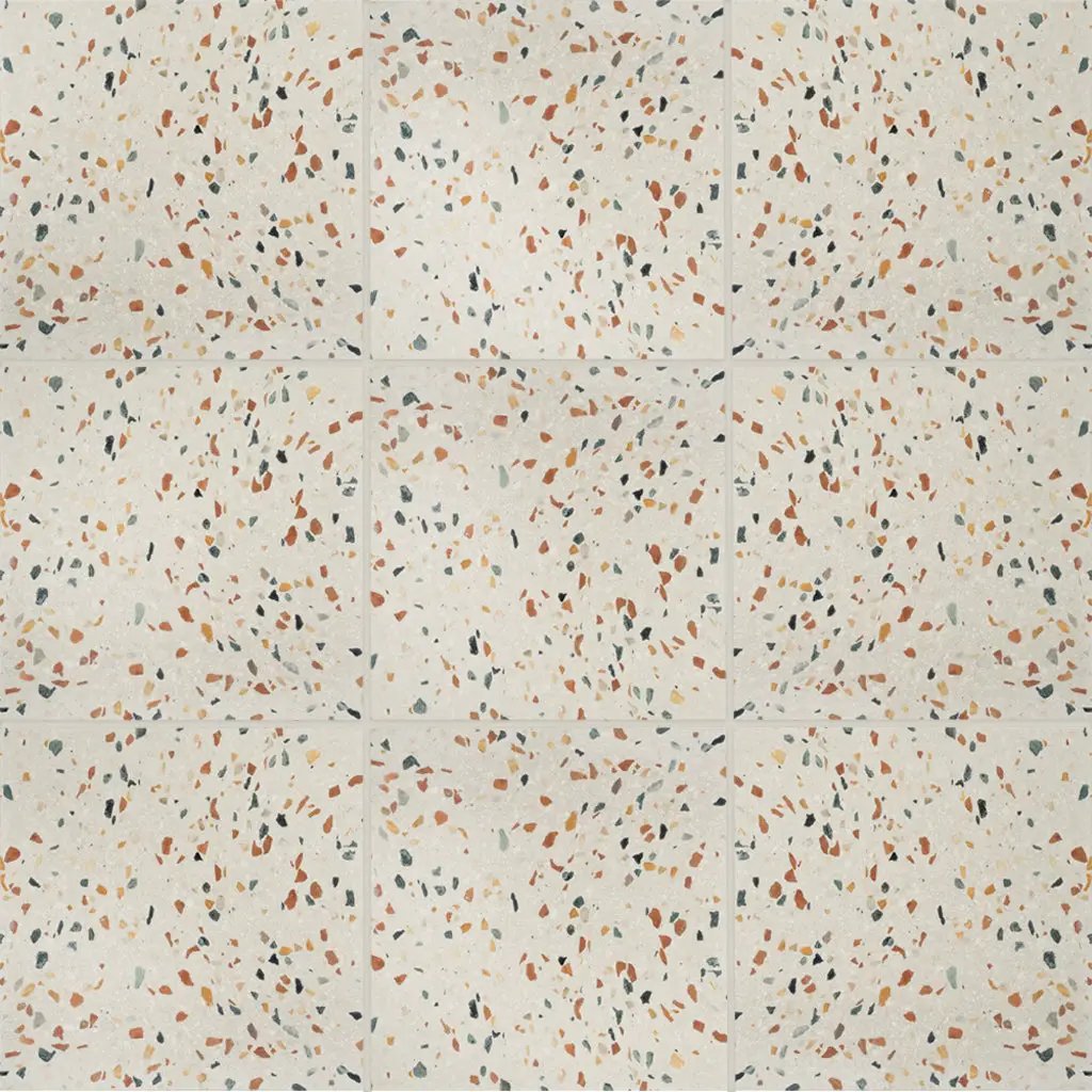 Beige Gold 24x24 Honed Square Terrazzo Large Format Tile (2 pack, 7.75 sq ft/case) by Apollo Tile