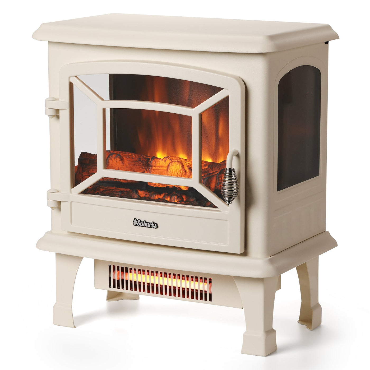 Suburbs TS20-SD Electric Fireplace Stove Heater with Sound by TURBRO
