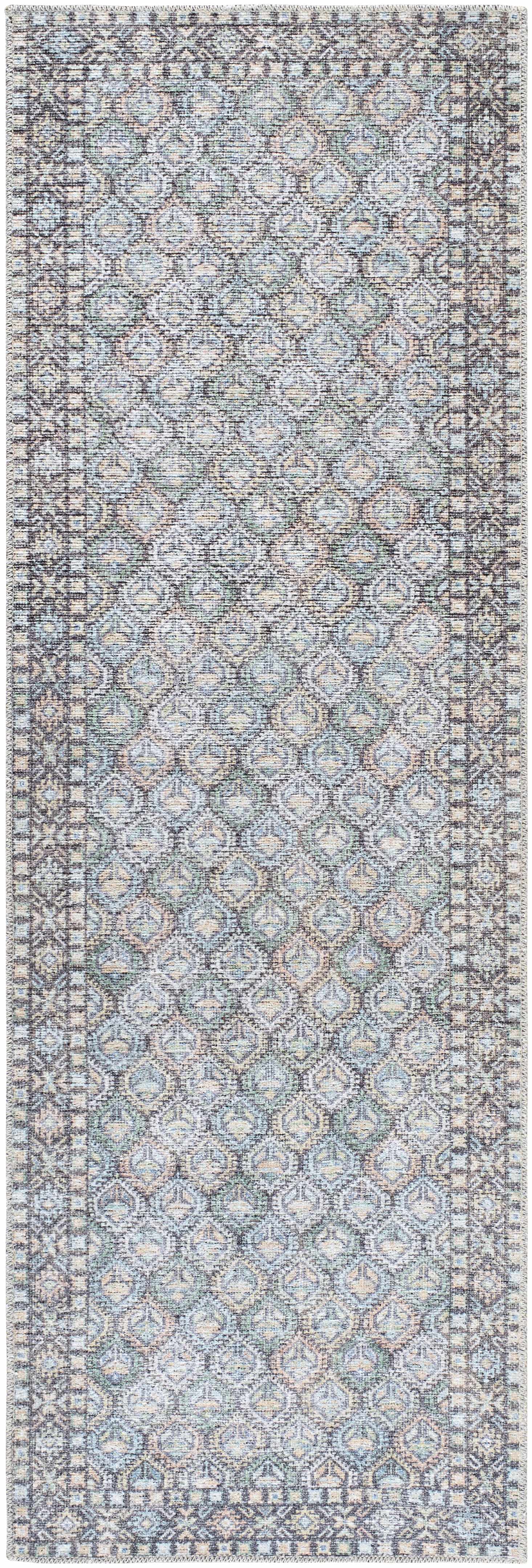 Telma Medium Green Washable Area Rug by Boutique Rugs