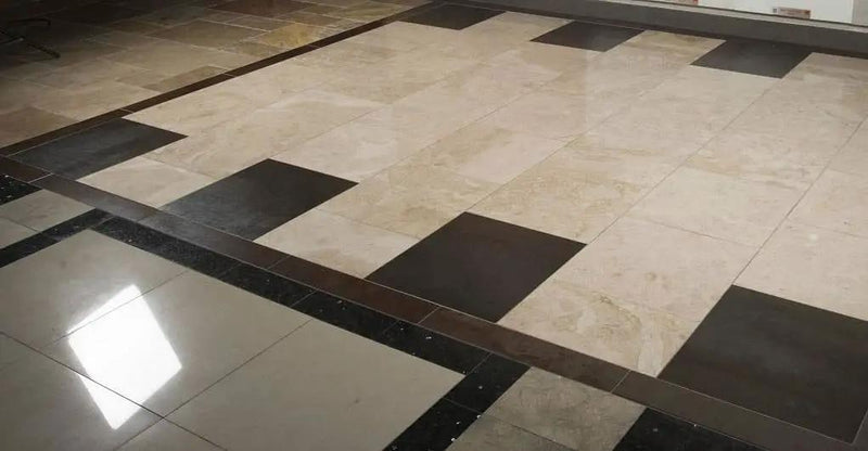 Crema Cappuccino Honed Pattern Marble Tiles by MSI Surfaces