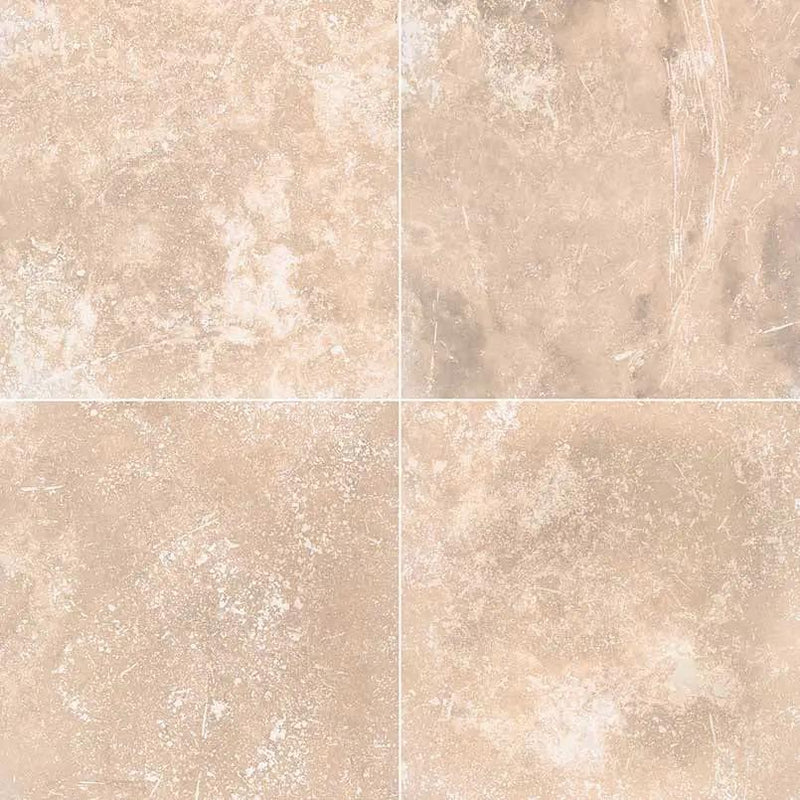 Tuscany Ivory Honed Travertine Tiles 18x18 by MSI Surfaces