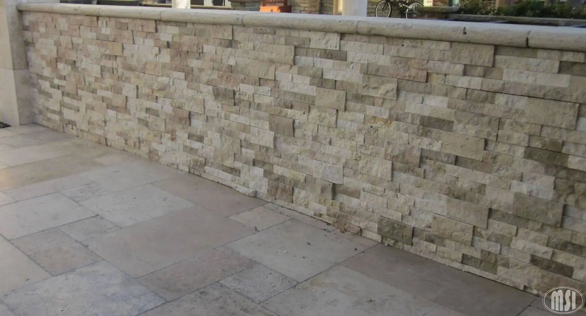 Tuscany Ivory Honed Travertine Tiles 18x18 by MSI Surfaces