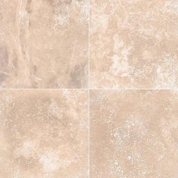 Tuscany Ivory Honed Travertine Tiles 24x24