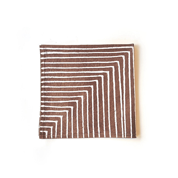 Brown Mitsetse Napkins - Set of 2, photo 2 of 4