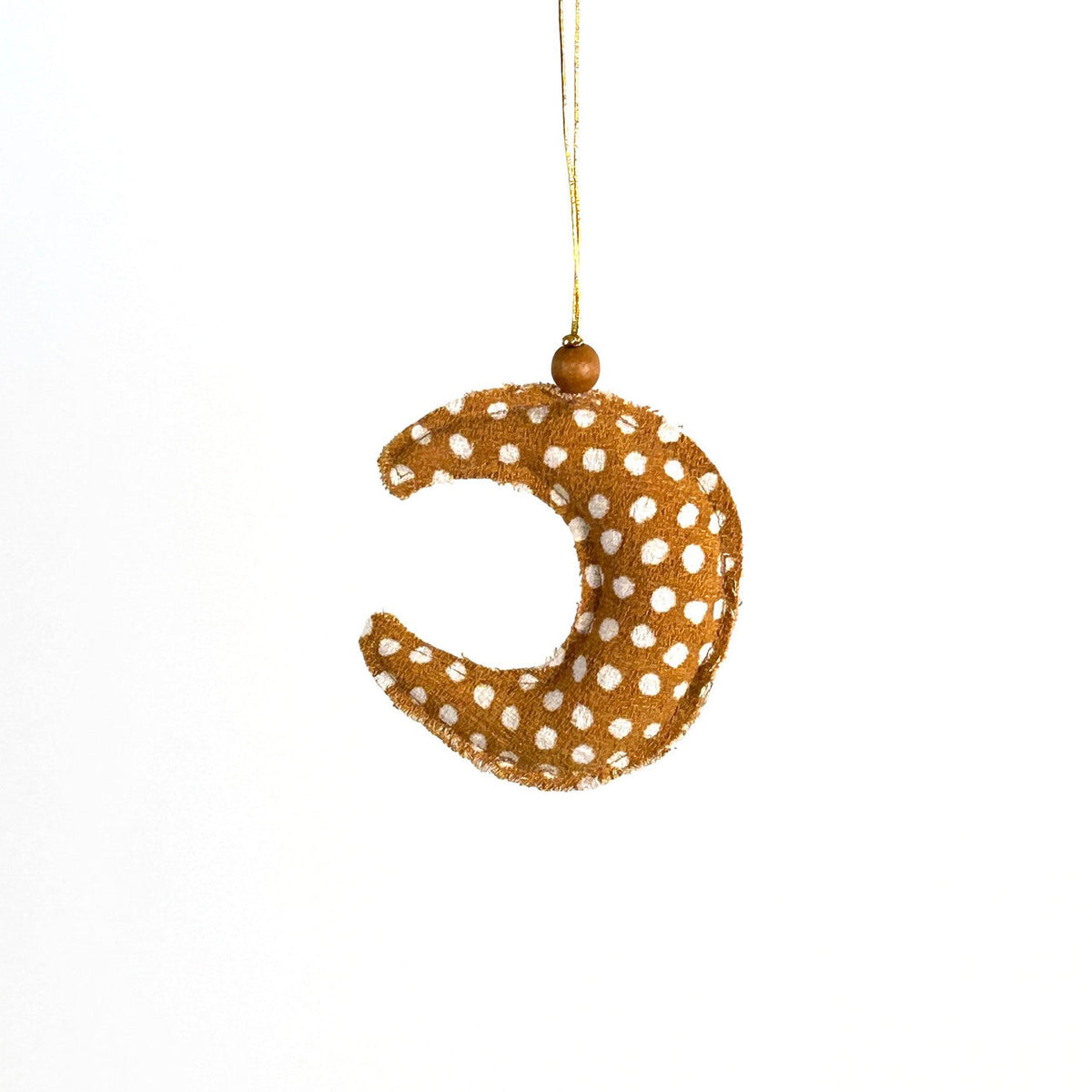 Mustard Yellow Whimsical Ornaments - Set of 4, photo 5 of 5