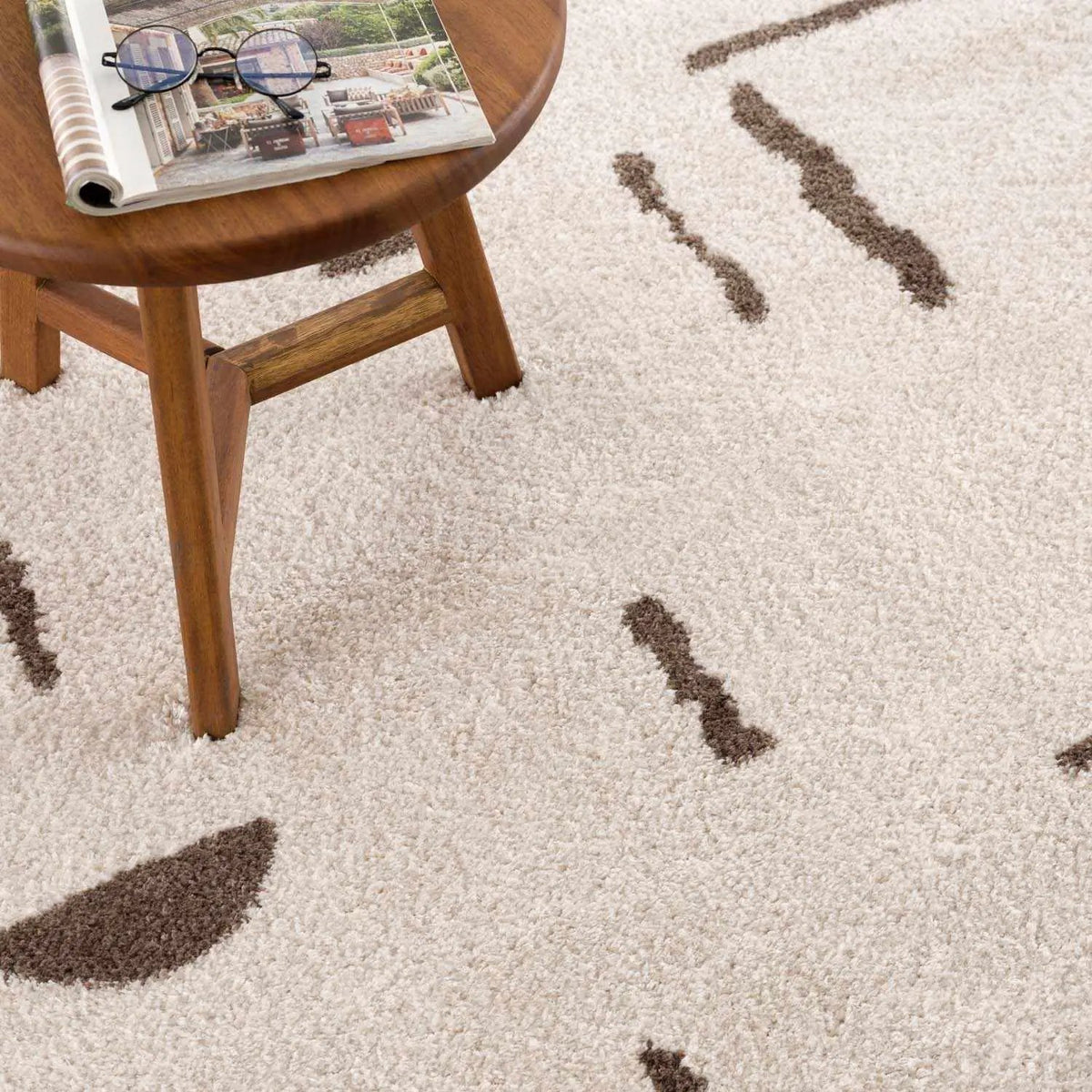 Azriel Brown Washable Area Rug, photo 10 of 12
