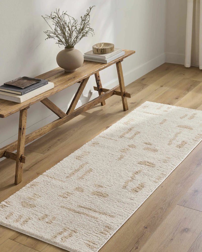 Azriel Beige Washable Area Rug by Boutique Rugs