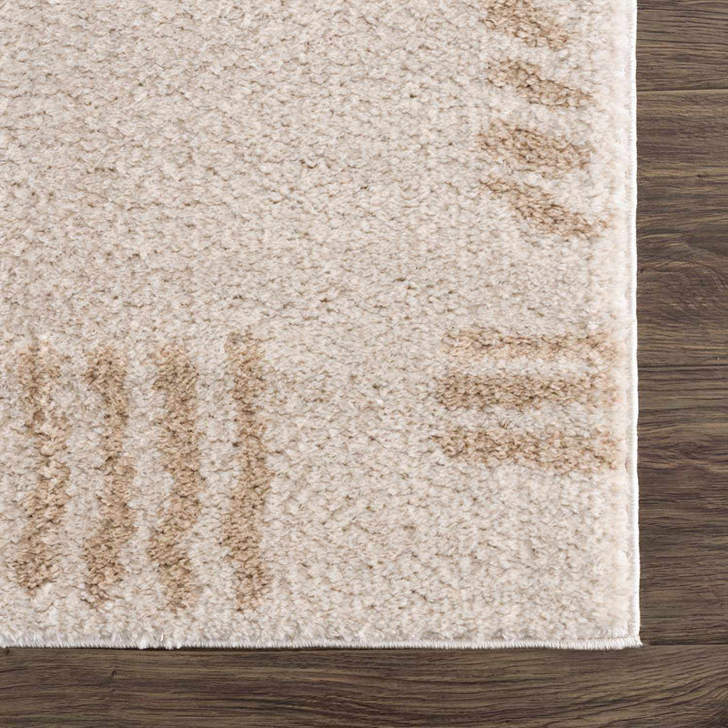 Azriel Beige Washable Area Rug by Boutique Rugs
