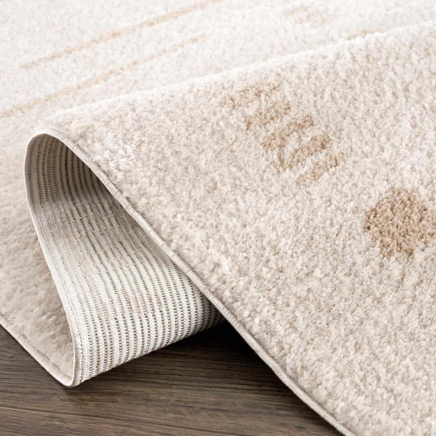 Azriel Beige Washable Area Rug by Boutique Rugs