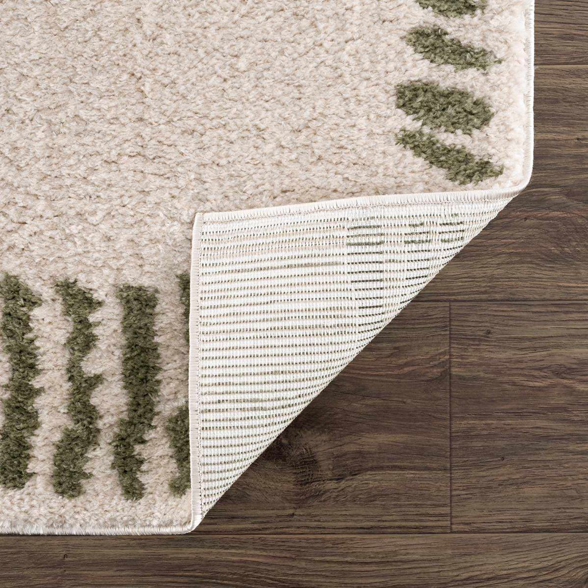 Azriel Green Washable Area Rug, photo 5 of 12