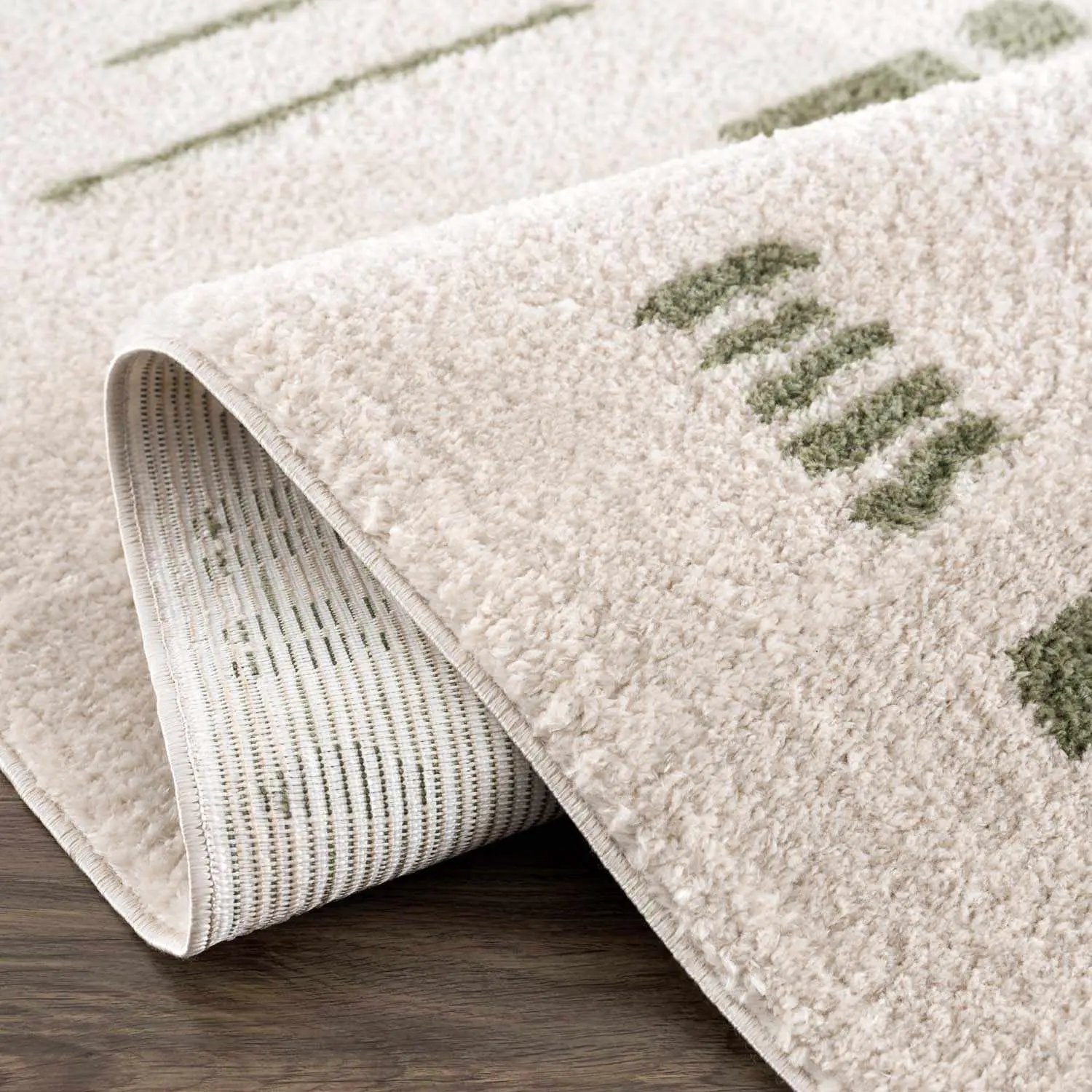 Azriel Green Washable Area Rug by Boutique Rugs