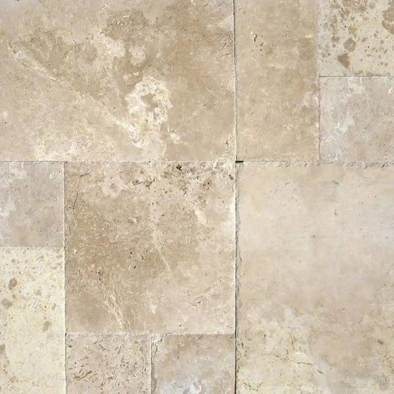 Tuscany Storm Pattern Travertine Pavers by MSI Surfaces