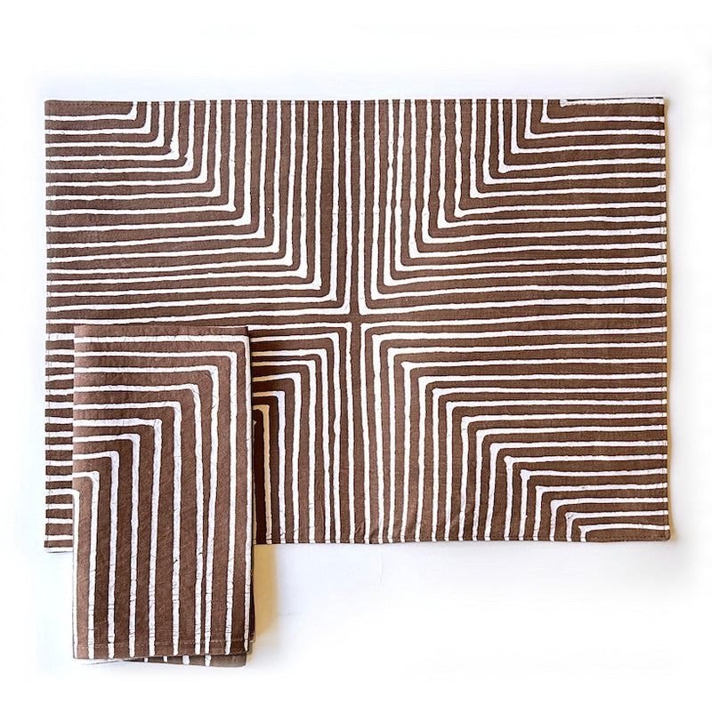 Brown Mitsetse Napkins - Set of 2, photo 4 of 4