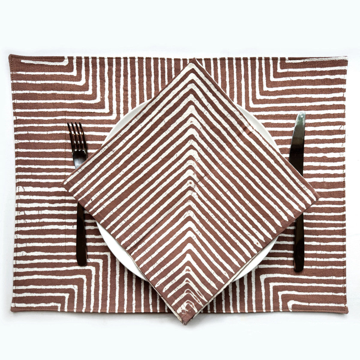 Brown Mitsetse Placemats - Set of 2