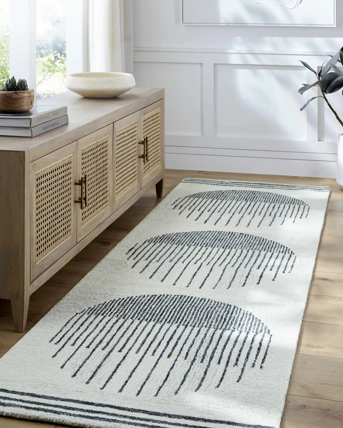 Turgut Modern Wool Rug, installed in a room 5
