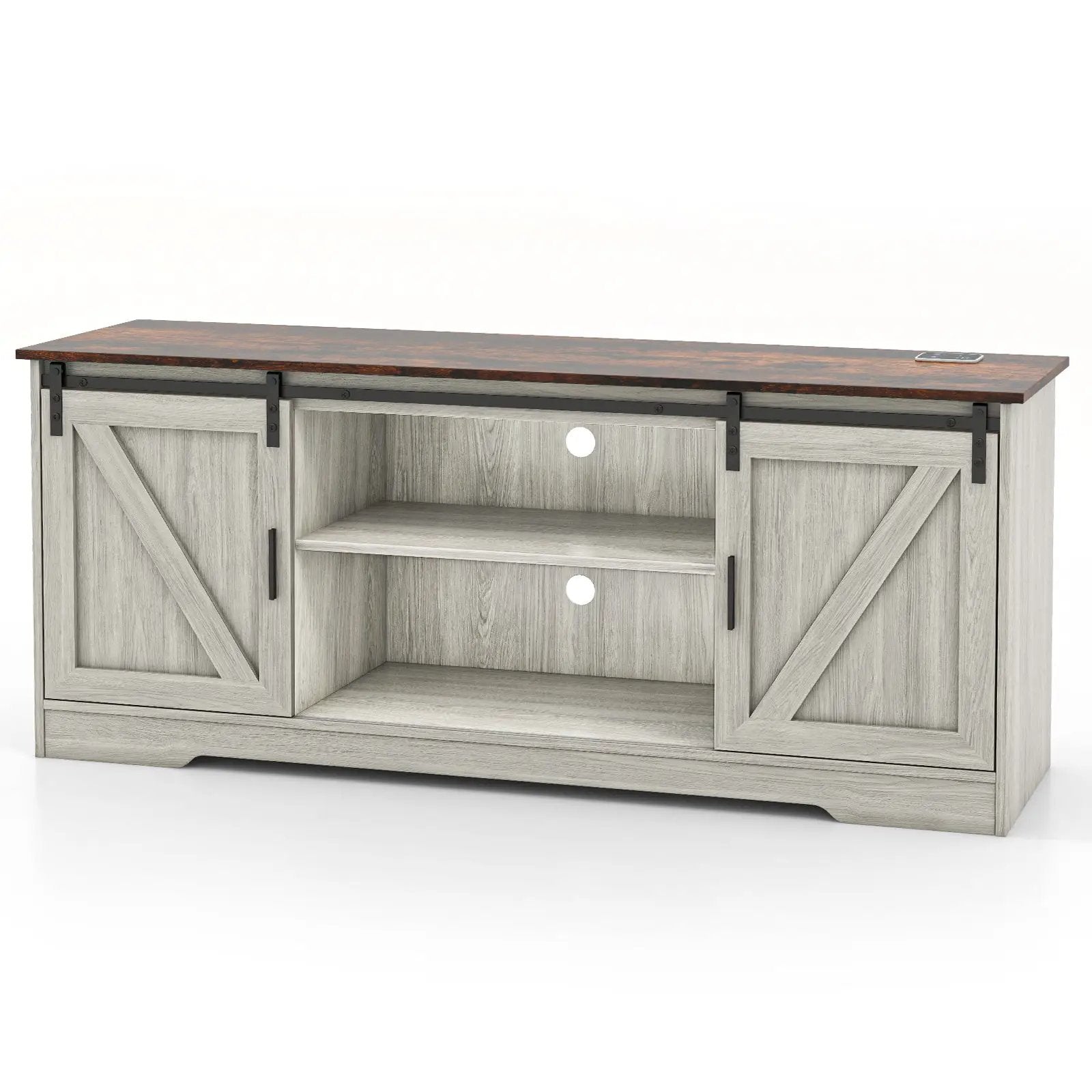 TV Stand for 65 Inch TVs Media Console Table for Living Room by DirectDeals