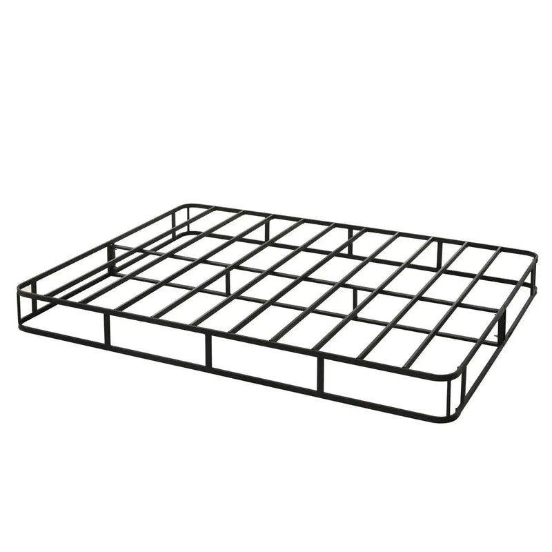 Twin size 8-inch Metal Frame Box-Spring Mattress Foundation with Cover by HomePacific