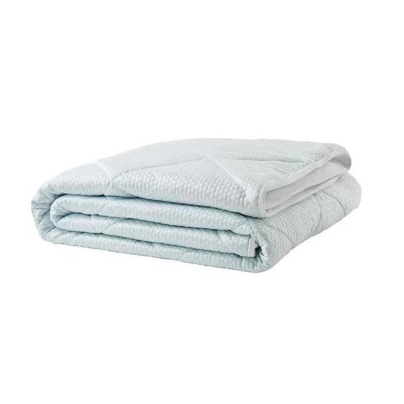 Twin size Washable Quilted Mattress Pad with Elastic Fitted Skirt by HomePacific