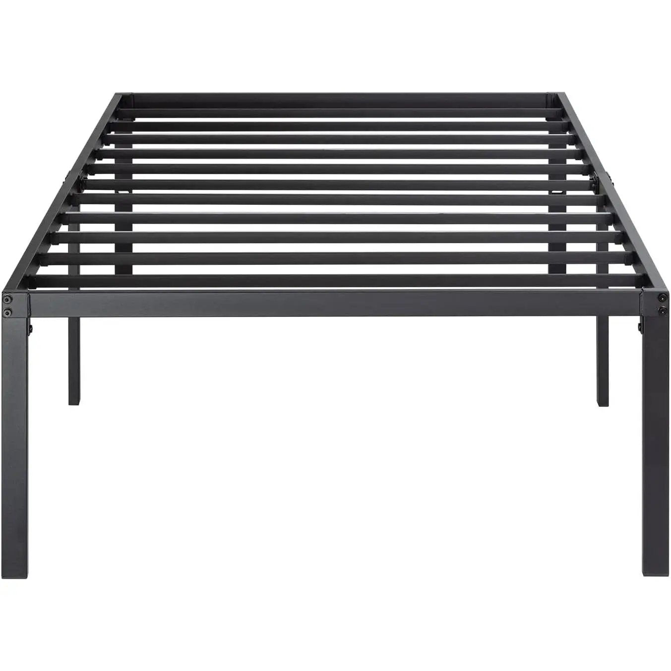 Twin 18-inch High Metal Platform Bed Frame with Under-bed Storage Space by HomePacific