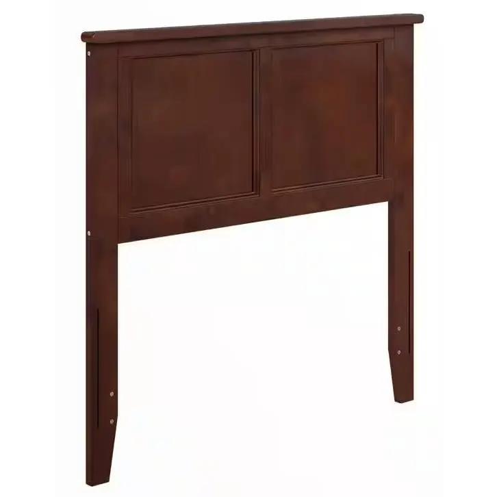 Twin size Traditional Style Headboard in Walnut Wood Finish by HomePacific