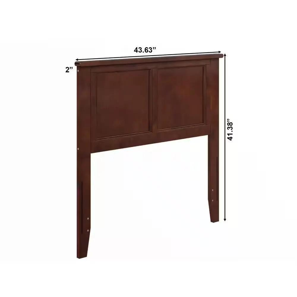 Twin size Traditional Style Headboard in Walnut Wood Finish by HomePacific