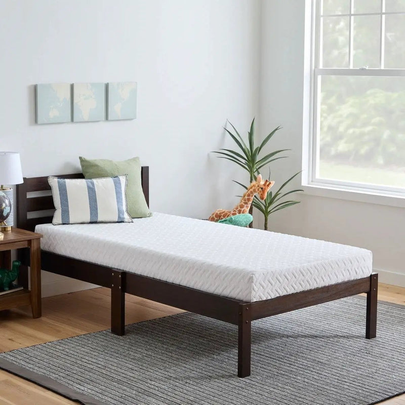 Twin Size 6-Inch Firm Cooling Gel Memory Foam Mattress by HomePacific