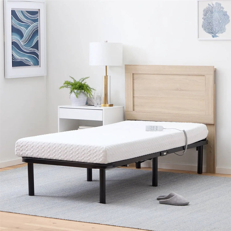 Twin XL Remote Remote Controlled Steel Adjustable Bed by HomePacific