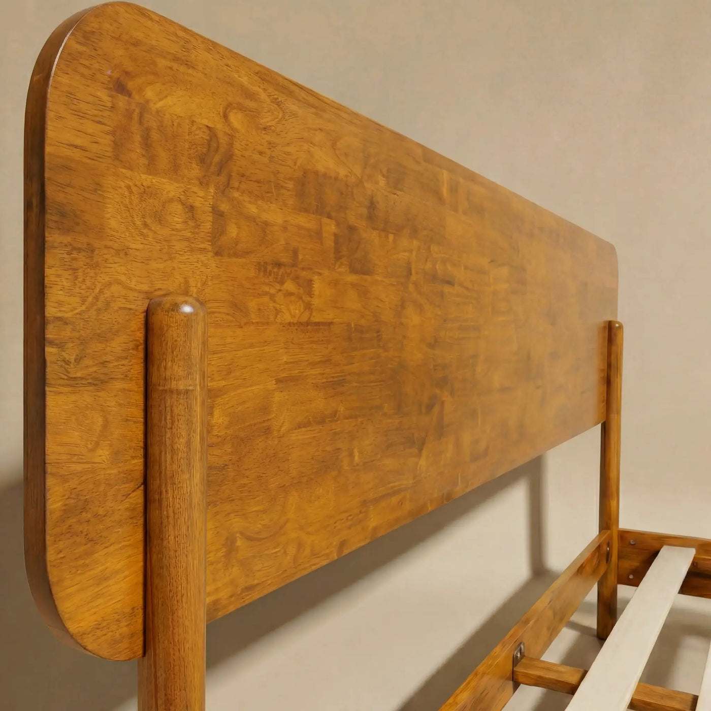 Frida Solid Wood Bed Frame by Megsu