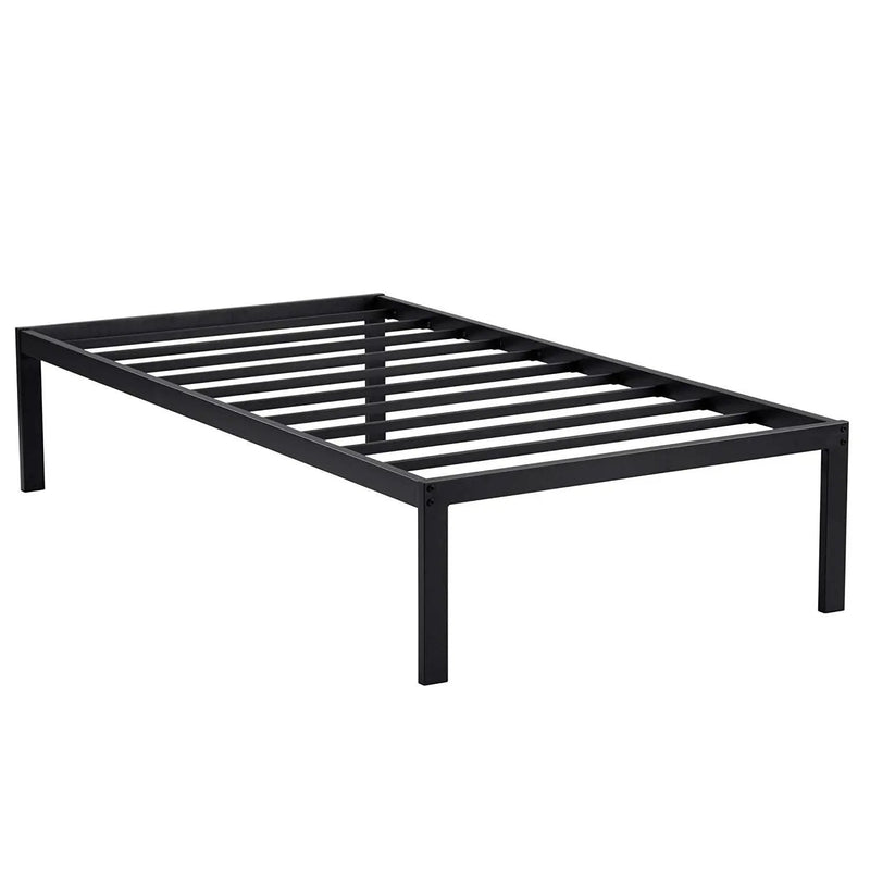 Twin size 16-inch High Heavy Duty Metal Platform Bed Frame by HomePacific