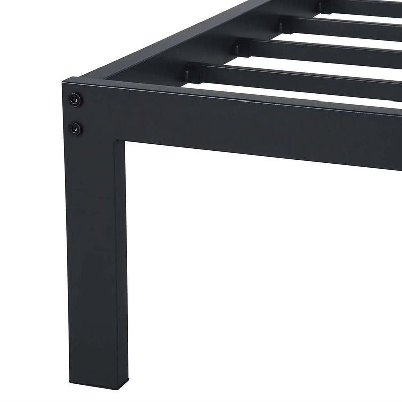 Twin size 16-inch High Heavy Duty Metal Platform Bed Frame by HomePacific