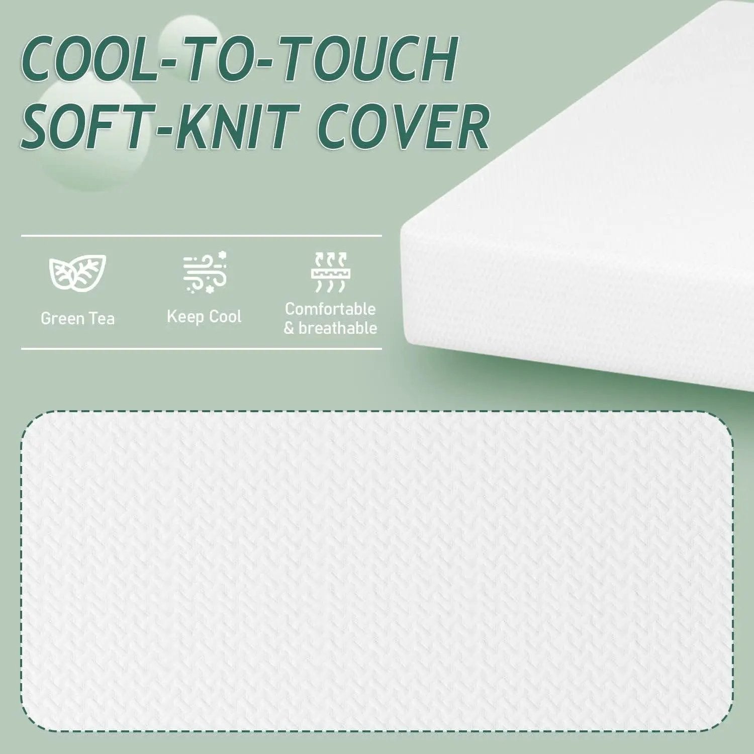 Twin size 10-inch Thick Medium Firm Cool Gel Memory Foam Mattress by HomePacific