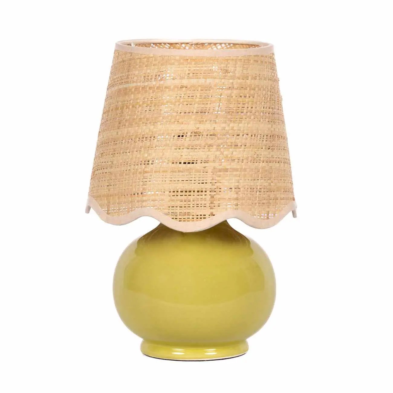Theisseil Olive Green Table Lamp by Boutique Rugs