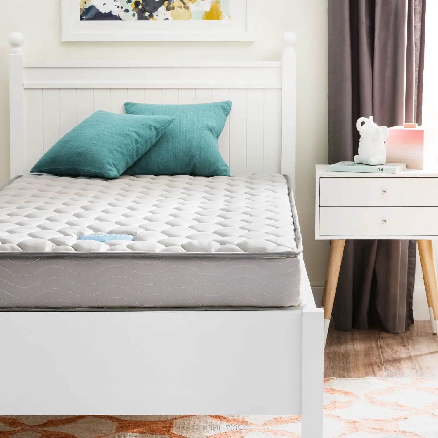 Twin XL 6-inch Steel Coil Innerspring Mattress - Medium Firm by HomePacific