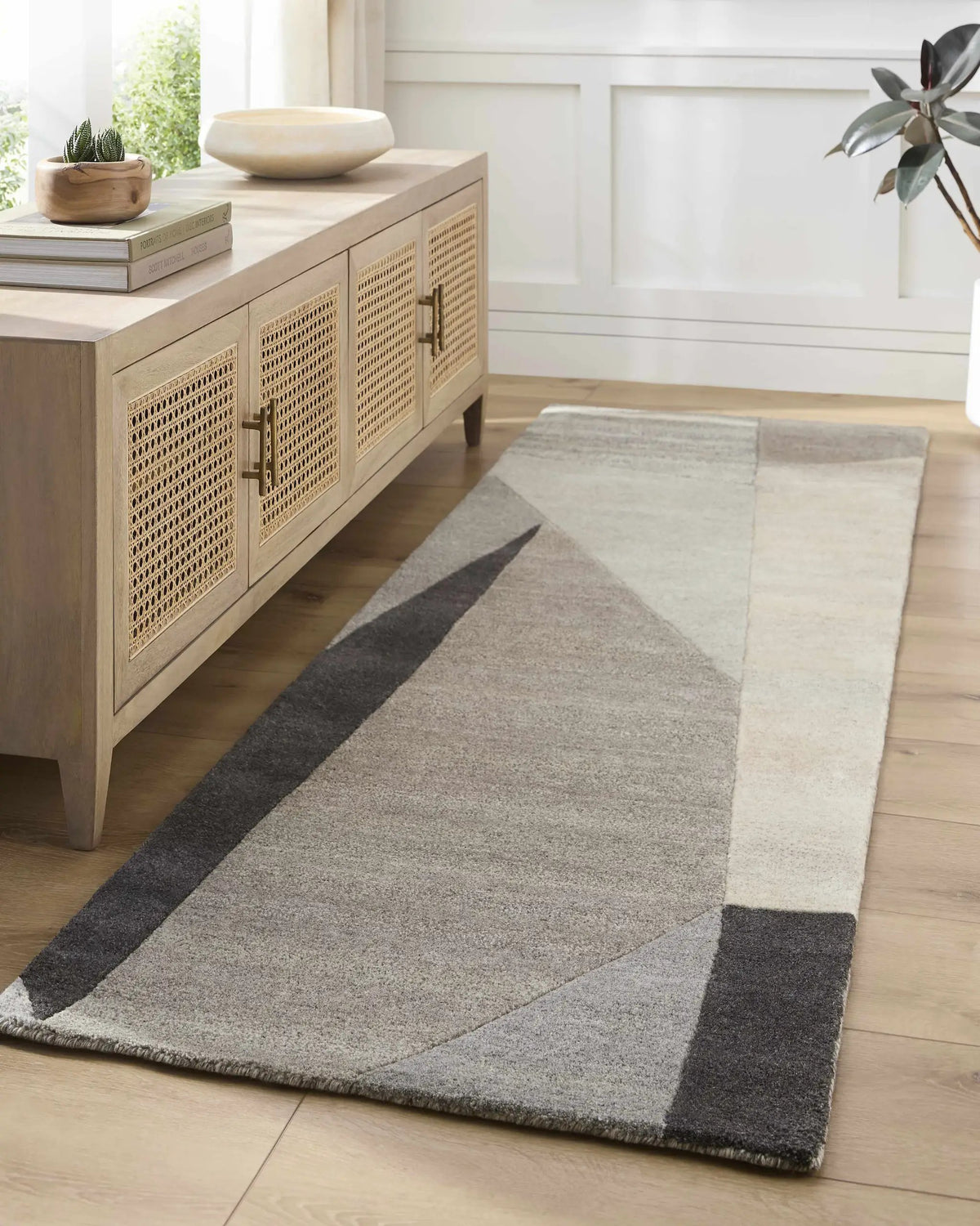 Toril Modern Wool Rug - Clearance, installed in a room 2