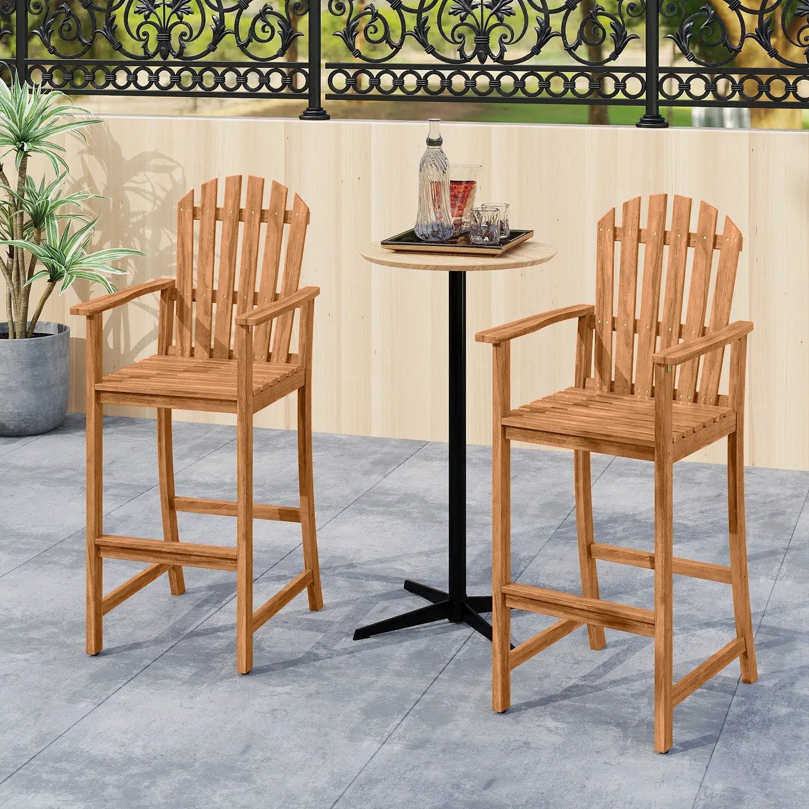 Folding Beach Lounge Chair with Adjustable Backrest for Lawn by DirectDeals