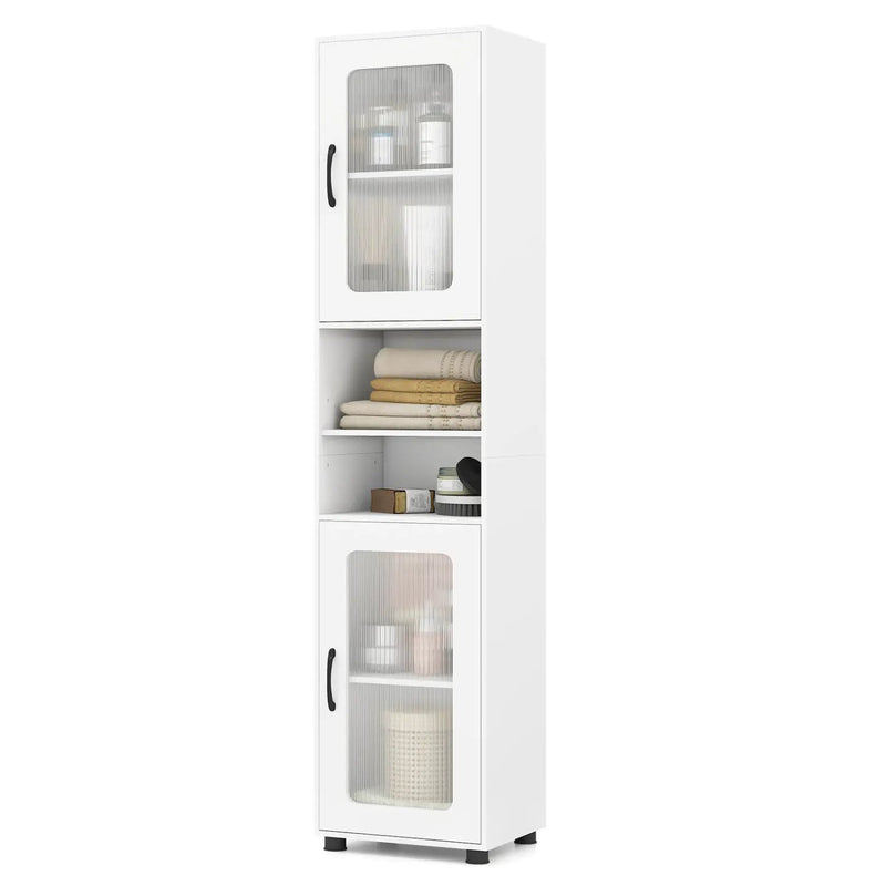 Tall Bathroom Storage Cabinet 67 Inches Freestanding Storage Organizer by DirectDeals