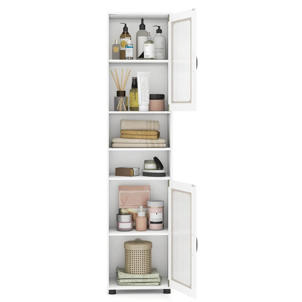Tall Bathroom Storage Cabinet 67 Inches Freestanding Storage Organizer, photo 15 of 24