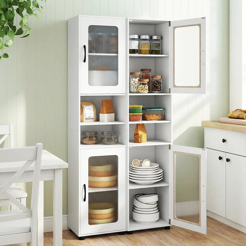 Tall Bathroom Storage Cabinet 67 Inches Freestanding Storage Organizer by DirectDeals