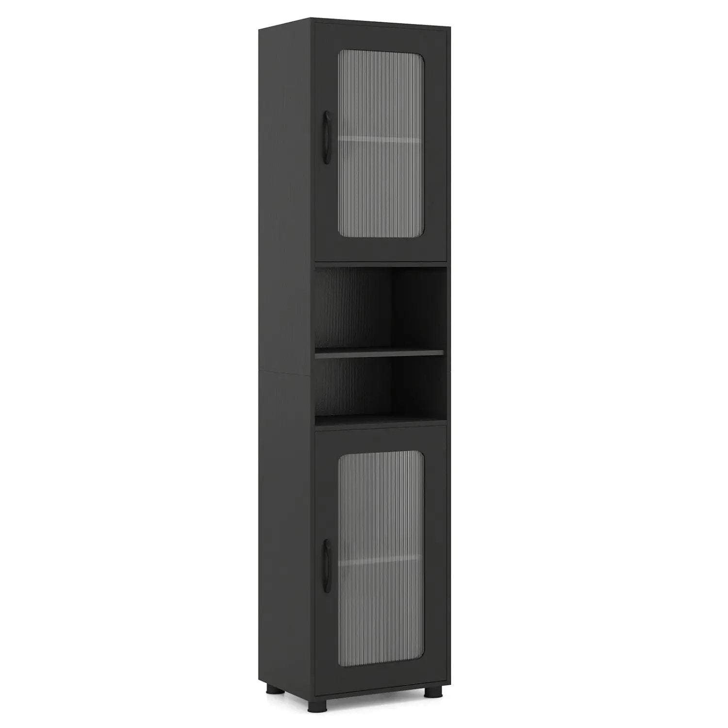Tall Bathroom Storage Cabinet 67 Inches Freestanding Storage Organizer by DirectDeals