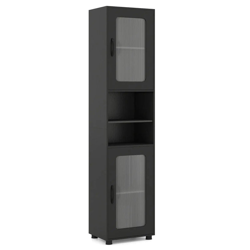 Tall Bathroom Storage Cabinet 67 Inches Freestanding Storage Organizer by DirectDeals