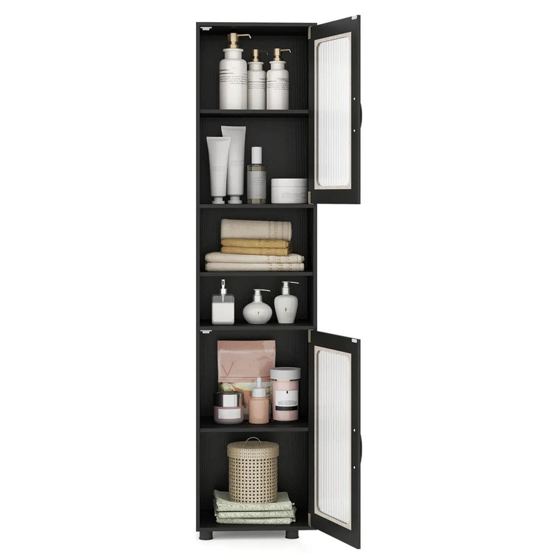 Tall Bathroom Storage Cabinet 67 Inches Freestanding Storage Organizer by DirectDeals