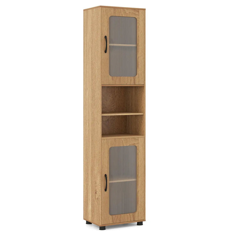 Tall Bathroom Storage Cabinet 67 Inches Freestanding Storage Organizer by DirectDeals