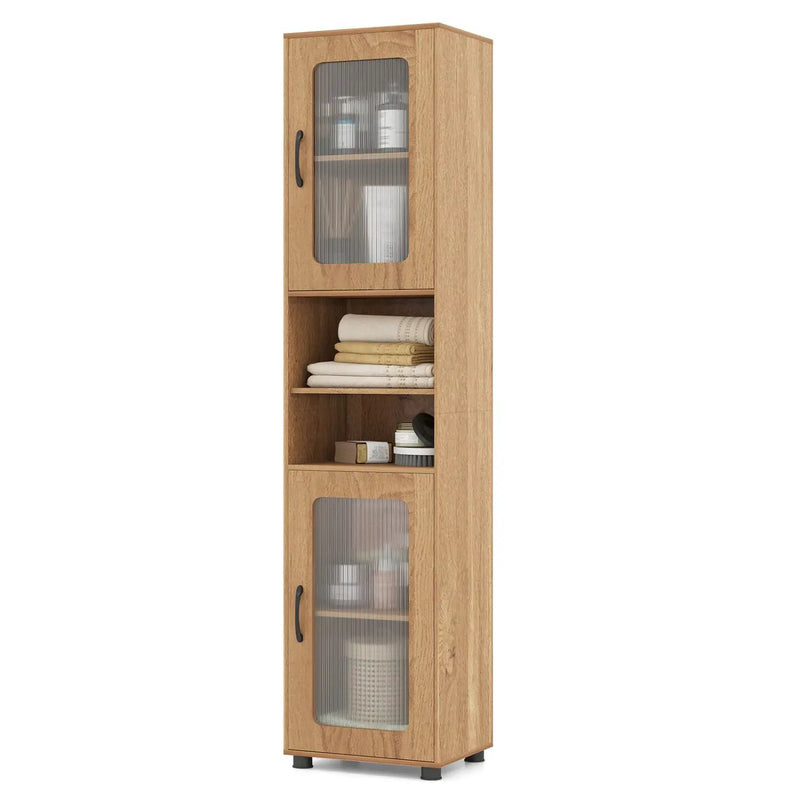 Tall Bathroom Storage Cabinet 67 Inches Freestanding Storage Organizer by DirectDeals