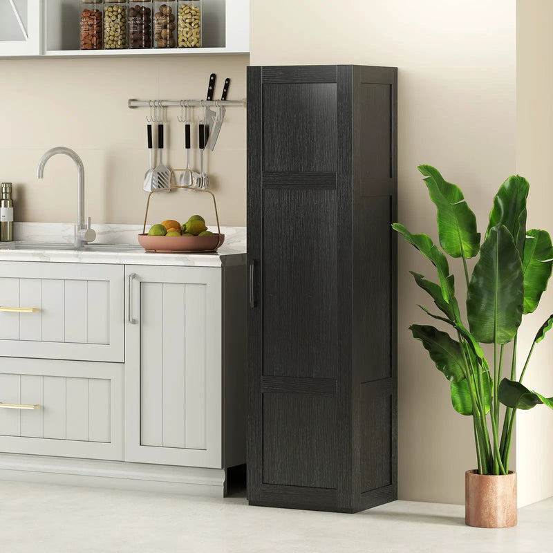 Tall Storage Cabinet with 4 Storage Shelves for Bathroom Living Room by DirectDeals